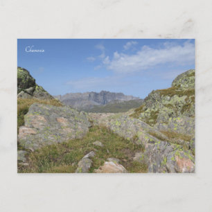 Chaine des Fiz Chamonix Postkarte