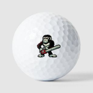 Chainsaw Chimp Golfball