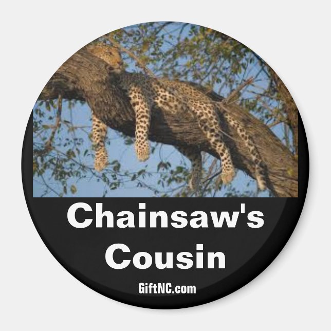 Chainsaw-Cousin Magnet (Vorne)