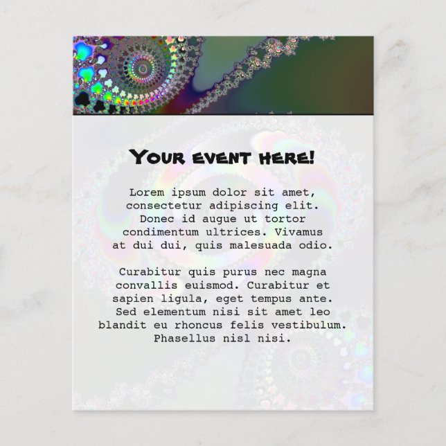 Chainsaw - Fraktal Flyer (Vorne)