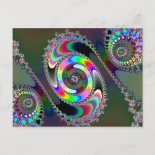 Chainsaw - Fraktal Postkarte