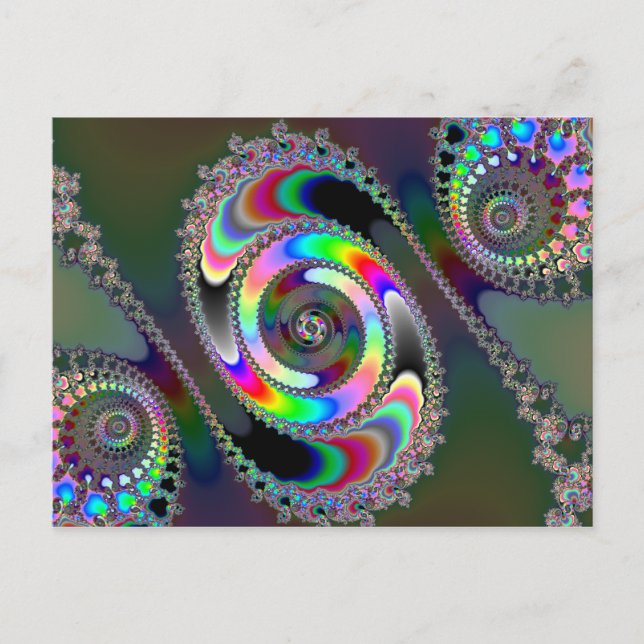 Chainsaw - Fraktal Postkarte (Vorderseite)