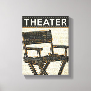 Chair Direktors Leinwanddruck