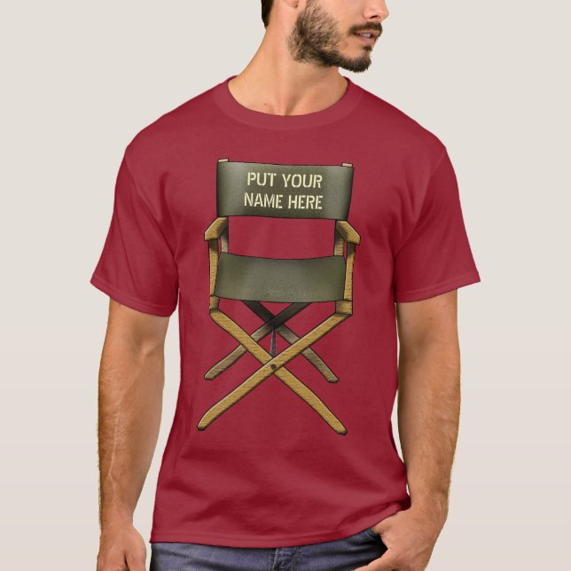 Chair kundengerechten Direktors Entwurf T-Shirts (Vorderseite)