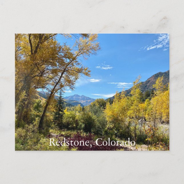 Chair Mountain Postcard in Redstone, Colorado Postkarte (Vorderseite)