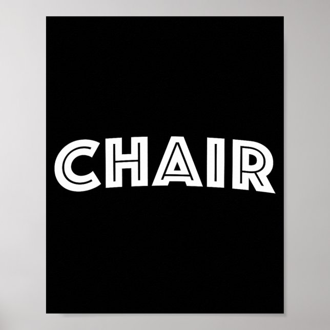 Chair  poster (Vorne)