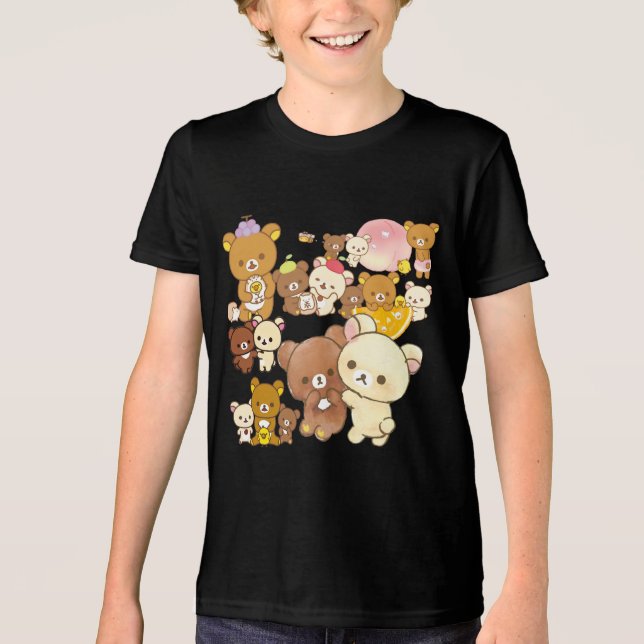 chairoikoguma😂chairoikoguma😂chairoikoguma😂😂😂 Tri-Blend shirt (Vorderseite)