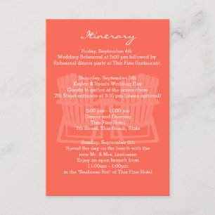 Chairs Korallenamt Begleitkarte