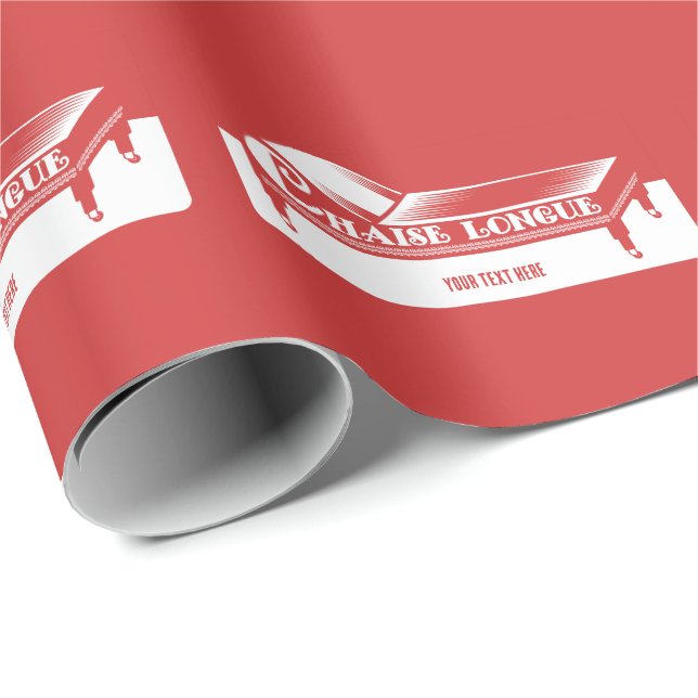 Chaise Longue Geschenkpapier (Rolleneckpunkt)