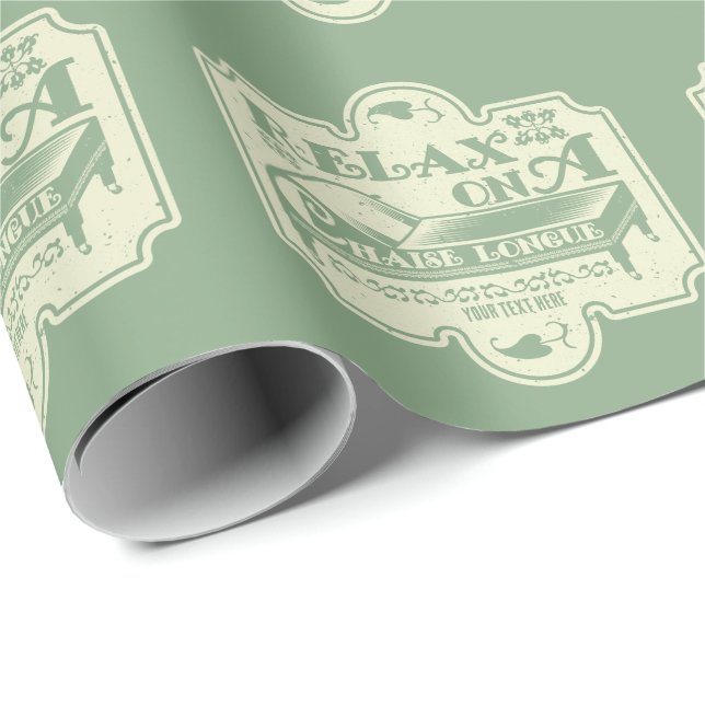 Chaise Longue Geschenkpapier (Rolleneckpunkt)