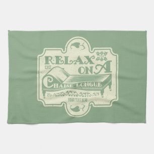 Chaise Longue Geschirrtuch