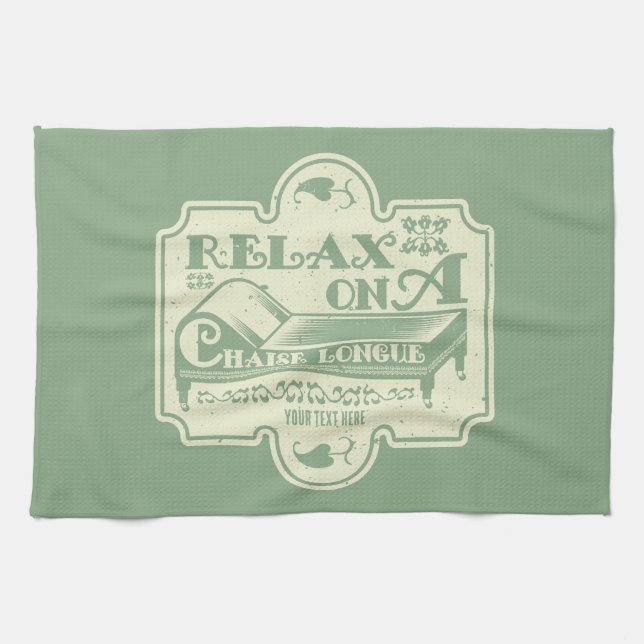 Chaise Longue Geschirrtuch (Horizontal)