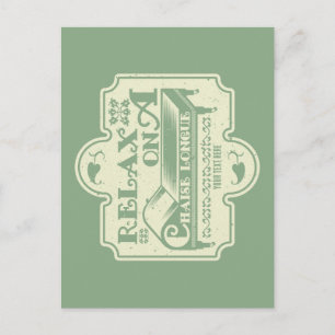 Chaise Longue Postkarte