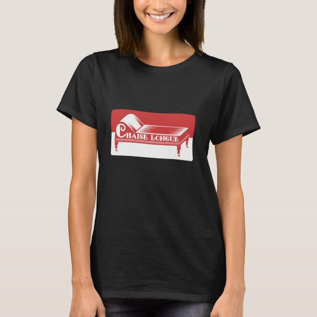 Chaise longue Retro französisches Sofa T-Shirt (Vorderseite)