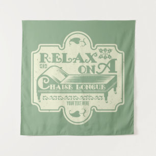 Chaise Longue Wandteppich