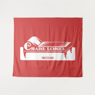 Chaise Longue Wandteppich