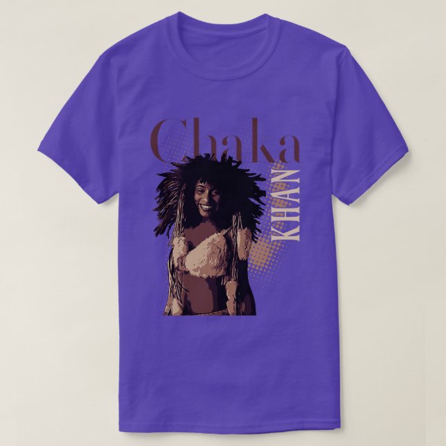 Chaka khan 70er T-Shirt (Design vorne)