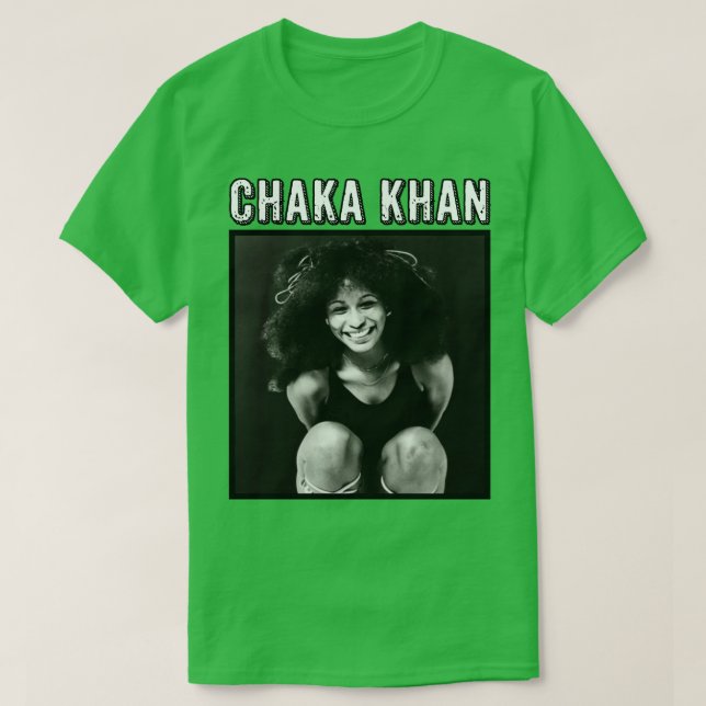 Chaka Khan Vintag Foto Style T-Shirt (Design vorne)