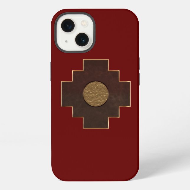 Chakana Cross iPhone Hülle (Rückseite)