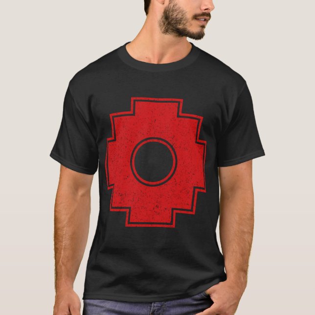 Chakana Symbol Inca Cross Andean Incan Symbol T-Shirt (Vorderseite)