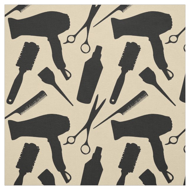 Chaki Beige Stylist Tools Friseursalon Stoff (Muster)