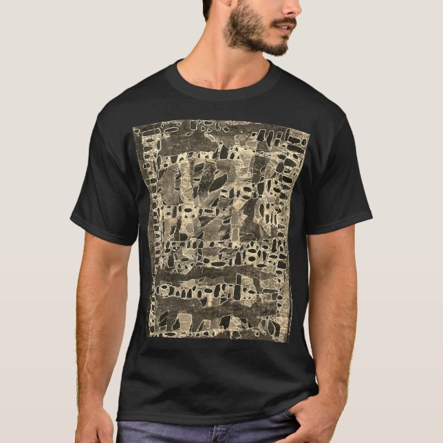 "Chaki-Mosaikbiologie" der Männer T-Shirt (Vorderseite)