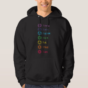 Chakra-Ausrichtung, Yoga, spirituelle Meditation Hoodie