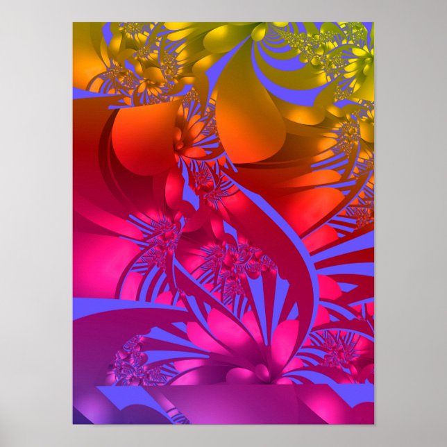 Chakra Blume Poster (Vorne)