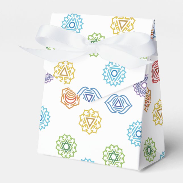 Chakra Energy Custom Favor Box Geschenkschachtel (Vorderseite)