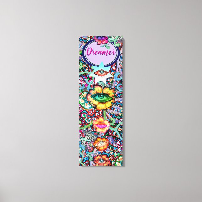 Chakra Floral Dreamer farbenfroh ungewöhnlich myst Leinwanddruck (Vorderseite)