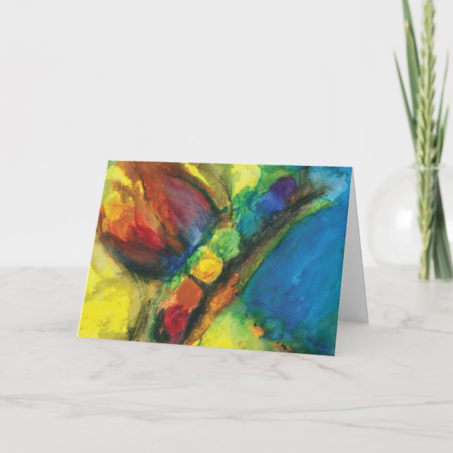 Chakra Flutterbys Gründungskarte Karte (Vorderseite)