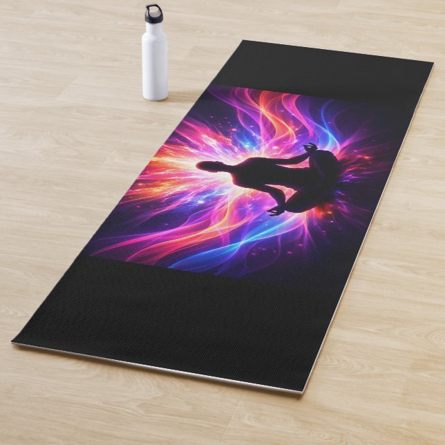 Chakra Glow Yoga Matte Meditationsdesign (Beispiel)