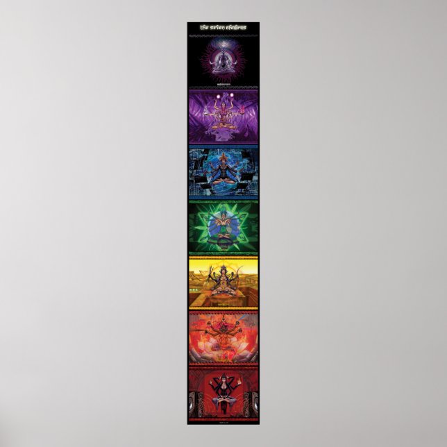 Chakra Goddesses Banner 2. Ausgabe Poster (Vorne)