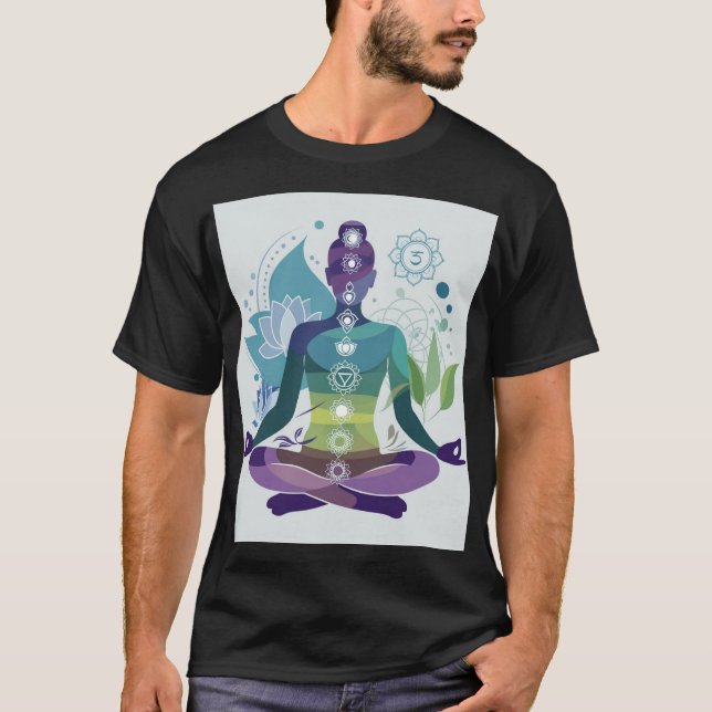 Chakra Harmony Awakned Energy T-Shirt (Vorderseite)