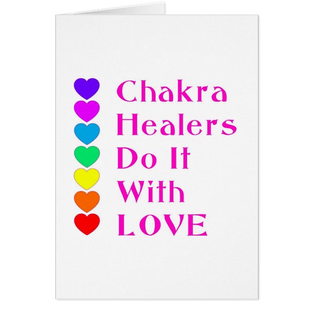 Chakra Heiler tun es mit Liebe (Vorne)