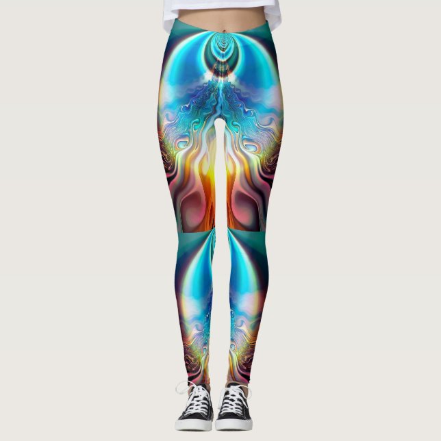 Chakra Hosen Leggings (Vorderseite)