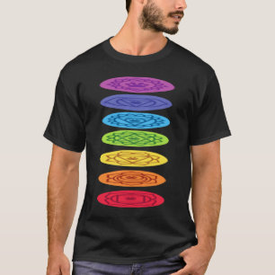 Chakra Hundetaten Yoga T-Shirt