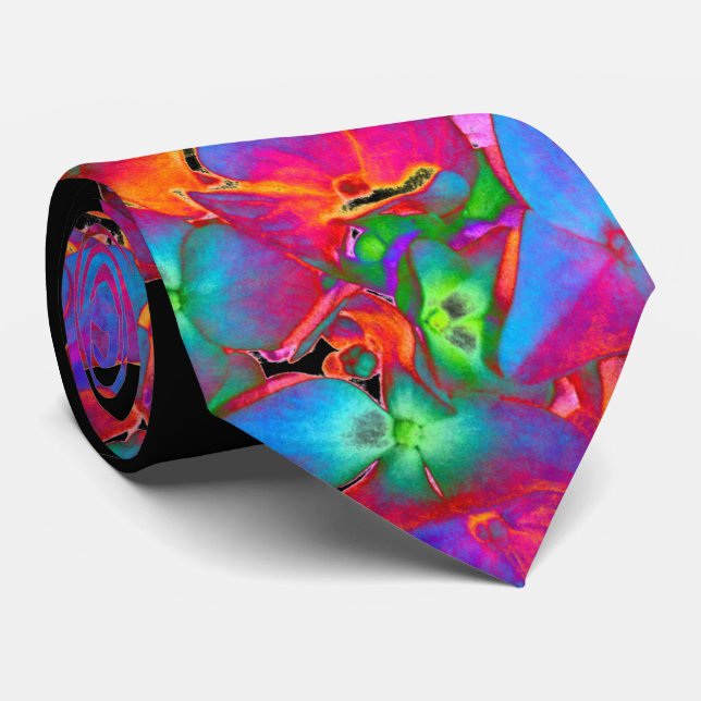 Chakra Hydrangea Krawatte (Gerollt)