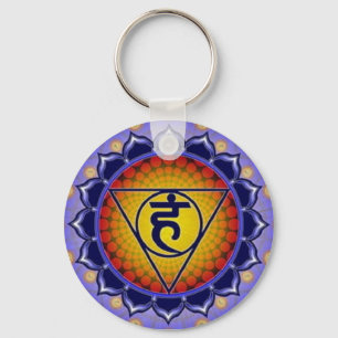 Chakra - Kehle - Schlüsselanhänger