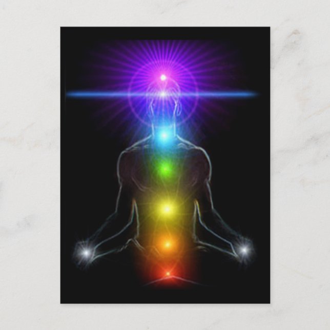 CHAKRA LIGHTS POSTKARTE (Vorderseite)