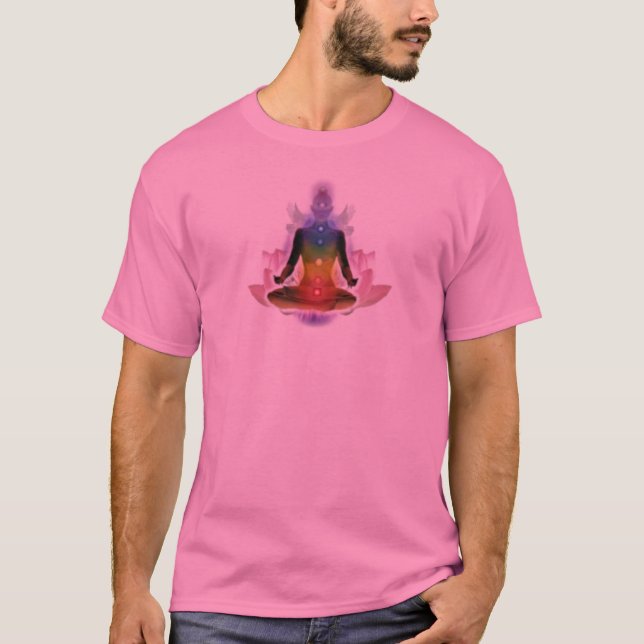 CHAKRA LOTUS DAME T-Shirt (Vorderseite)