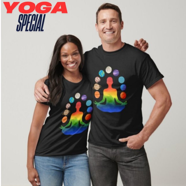 Chakra-Meditation | Spirituelle Energie Yoga T-Shirt (Von Creator hochgeladen)