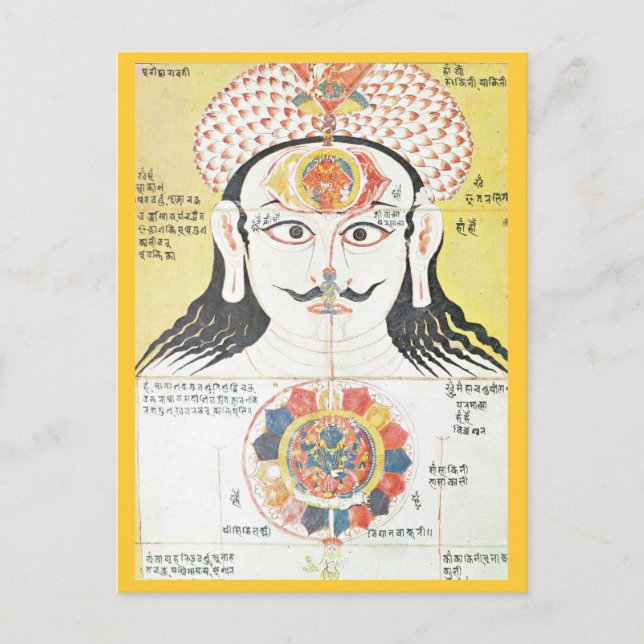 Chakra Postkarte (Vorderseite)