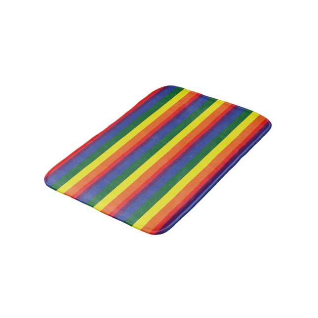 Chakra Regenbogenfarben an Badematte (Schrägansicht)