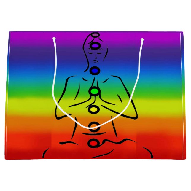 Chakra/Reiki Große Geschenktüte (Vorderseite)