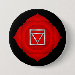 Chakra Root Zen Yoga Spirituelle Meditation Button