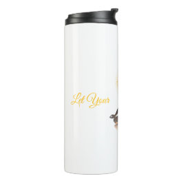 Chakra Silhouette – Let Your Light Shin Thermosbecher