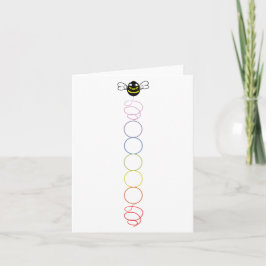 Chakra Spiral Note Card (Leere Innenseite) Dankeskarte
