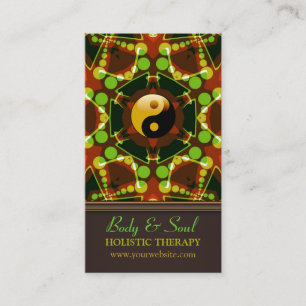 Chakra Star Energy YinYang NewAge Business Cards Visitenkarte
