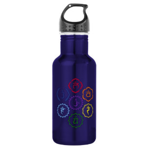 Chakra Symbols Edelstahlflasche